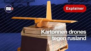 Als een IKEApakket deze kartonnen drones zet Oekraïne nu in  NUnl  Explainer [upl. by Hgeilyak863]