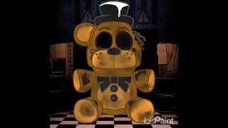 Fnaf 2 Withered Golden Freddy plush concept [upl. by Ecnerwaled]