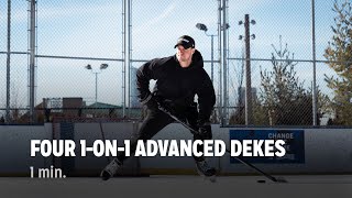 Four 1On1 Advanced Dekes [upl. by Strohl]