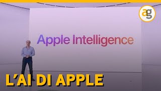 APPLE INTELLIGENCE la NUOVA AI su iPhone iPad Mac e novità WWDC 2024 da Cupertino [upl. by Akinna243]