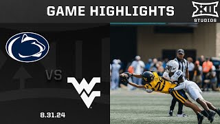 Penn State vs West Virginia Game Highlights  2024 Big 12 Football [upl. by Marietta]