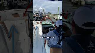 Docking a Boat in a Heavy Current and Wind PART 3 OF 3 Bridge Marina Boating HowTo boat shorts [upl. by Neron]