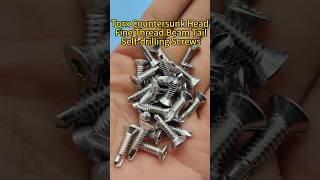 Torx Countersunk Head Fine Thread Beam Tail Selfdrilling Screwsfastener screw hardware doors [upl. by Efar]