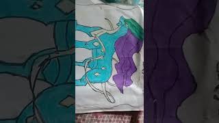 Suicune realistic drawing pokemon [upl. by Duahsar759]