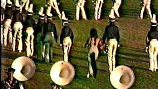 Sam Houston High School Pride amp Spirit Band  DeRidder Marching Festival  Fall 1987 [upl. by Naletak127]