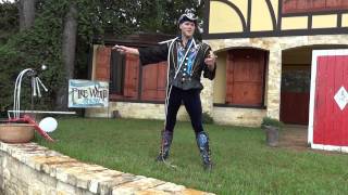 Adam Crack Winrich Opening Day Texas Renaissance Festival 2014 [upl. by Aisaim759]