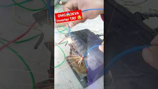 2000W solar inverter TRF short circuit on battery side handmade project [upl. by Leinadnhoj]