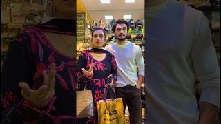 Mention Our Innocent angry wife 🤣 But Shopping time seataigal shopping innocent husbandwifecomedy [upl. by Nnalyrehs]