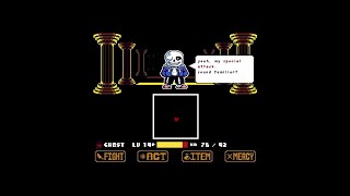 Undertale BNP Sans fight No heal [upl. by Nyliac]