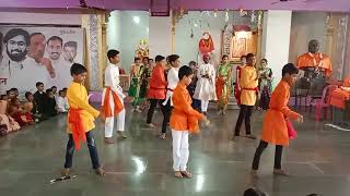 Dance performance on Malhari chatrapati shivaji maharaj jayanti celebration 🎉 [upl. by Aridan233]