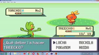 Cómo tener a los tres pokemon iniciales en pokemon esmeralda con hacks [upl. by Maitund]