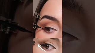 Inner and Outer Corner Winged Eyeliner Tutorial eyeliner wingedeyeliner [upl. by Ardnwahs]