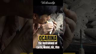 Process of making Ocarina Ceramic Flute Korean Artisan [upl. by Scotty]