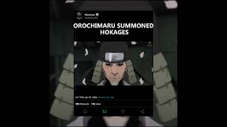 OROCHIMARU SUMMONED HOKAGESamv [upl. by Fraze]