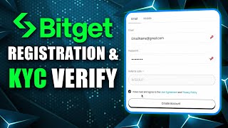 bitget account create  How to Set Up BITGET Wallet  Registration amp Verification [upl. by Aernda]