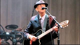 The Partisan Leonard Cohen Melbourne 20131120 [upl. by Nilcaj328]