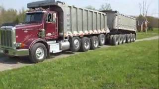 1999 PETERBILT 11 AXLE DUMP TRUCK For Sale [upl. by Rebor]