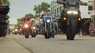 Tourism boost from Biketoberfest energizes Daytona Beach [upl. by Duky]