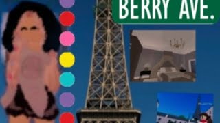 Viajando por primera vez a París BERRY AVE Roblox [upl. by Evslin79]