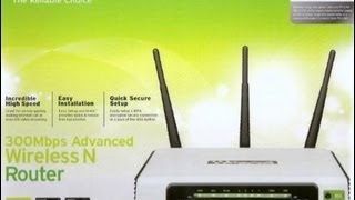 Tplink TLWR941ND router unpack and setup [upl. by Haonam277]