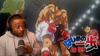 Volg Vs Sendo  Hajime No Ippo Episode 59  Reaction [upl. by Cordell]