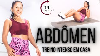 TREINO DE ABDOMINAL INTENSO  15 MIN  EM CASA SEM EQUIPAMENTOS [upl. by Anitsyrhc572]