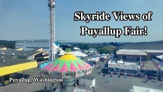 Aerial Views of the Washington State Fair from Skyride [upl. by Aicilanna567]