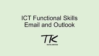 ICT FS Email and Outlook Walk through [upl. by Kelsy]