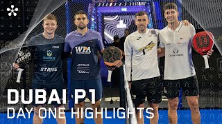 Dubai Premier Padel P1 Highlights day 1 men [upl. by Michaela813]