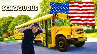 COMPRAMOS O ÔNIBUS ESCOLAR DA HIGH SCHOOL NOS ESTADOS UNIDOS 🇺🇸 [upl. by Violetta]