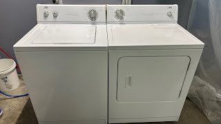 Whirlpool Estate Washer and Electric Dryer Set Demo [upl. by Landri]