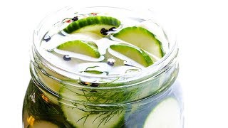 Easy Refrigerator Pickles Recipe [upl. by Estel]