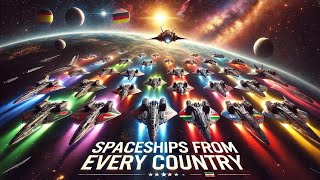 Using AI to Generate Futuristic Spaceships Inspired by Every Country [upl. by Jakob]