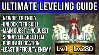 Toram Online  Leveling GuideRoute Lv1  280 [upl. by Tyrrell]