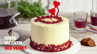 Torta red velvet Valentin [upl. by Adlecirg]