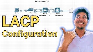 Configure LACP on CISCO switch PRACTICAL GUIDE [upl. by Aicetel]