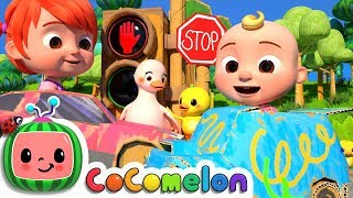 Traffic Safety Song  CoComelon Nursery Rhymes amp Kids Songs [upl. by Aziul]