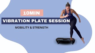 10MIN VIBRATION PLATE WORKOUT [upl. by Phemia]