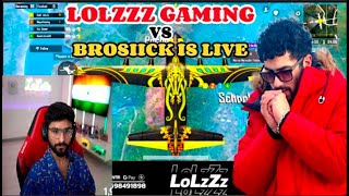 LOLZZZ GAMING VS BROSIICK IS LIVE FIGHT 👿IN LAST CIRCLE ZONE bgmigodlolzzz brosiickislive [upl. by Liggitt671]