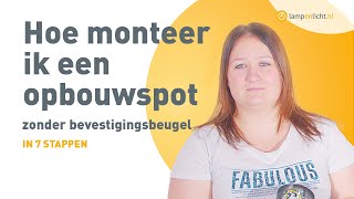 Hoe monteer ik een opbouwspot Zo plaats je een opbouwspot op het plafond  MONTAGE [upl. by Stoffel932]