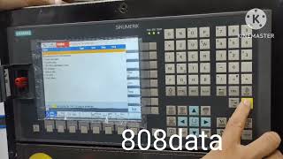 Siemens 808D cnc system PLC back up procedure from machine to USB [upl. by Fotinas759]