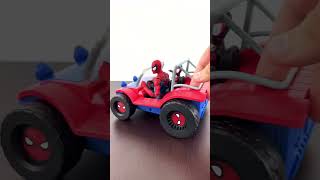 Spider Mobile Spider Buggy SpiderMan Marvel Comics Hasbro UNBOXING RÁPIDO [upl. by Tnomyar]