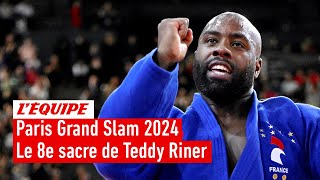 Paris Grand Slam 2024  Teddy Riner glane son 8e titre synonyme de record  Le replay de sa finale [upl. by Nennahs]