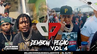 DEMBOW MIX VOL 4 🔥 LO DEMBOW MAS PEGADO 🔴 MEZCLANDO EN VIVO DJ PANDA RD 🥃EL ELITE🥃 [upl. by Schonthal191]