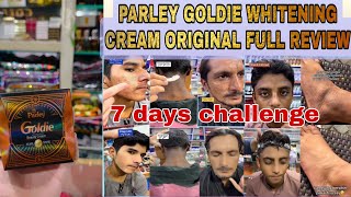 Parley Goldie Beauty cream Original full review 7 days challenge whitening in india 🇮🇳😀 [upl. by Enyrehtac]