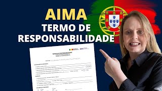 Novo termo de responsabilidade AIMA  carta convite [upl. by Esnofla79]