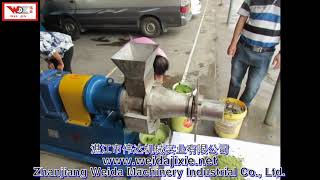 The latest Automatic Sisal Juice Extractor from China Factory [upl. by Goth]