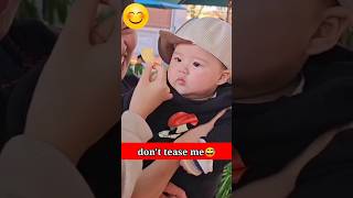 dont tease ur cute baby😅 loughing funny baby [upl. by Zoha149]