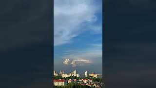 Cumulus clouds minsk sky [upl. by Ngo]