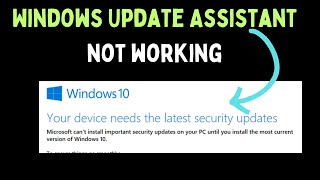 How to Fix Windows Update Assistant Not Working on Windows 11 [upl. by Eniamat]